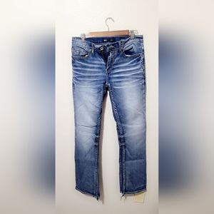 Mens Bke Aiden stretch jeans size 32×34